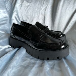 Guess Shiny Platform Loafers